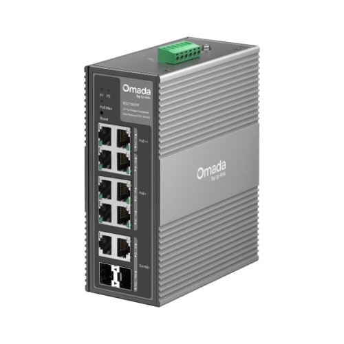 TP-Link IES210GPP Switch Gestionado Gigabit Ethernet PoE DIN Rail Gris 8 Puertos TP-Link IES210GPP Switch Gestionado Gigabit Ethernet PoE DIN Rail Gris 8 Puertos