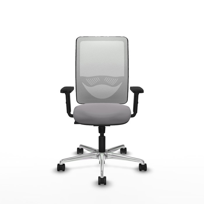 PIQUERAS Y CRESPO Silla de oficina Zulema Gris y Blanco con mecanismo Sincro PIQUERAS Y CRESPO Silla de oficina Zulema Gris y Blanco con mecanismo Sincro