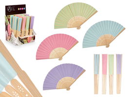 Arte Regal Abanico Surtidos 36cm abierto, 3x21x1.3cm (Set de 24)