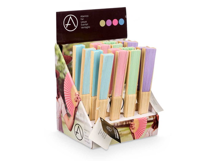Arte Regal Abanico Surtidos 36cm abierto, 3x21x1.3cm (Set de 24) Arte Regal Abanico Surtidos 36cm abierto, 3x21x1.3cm (Set de 24)