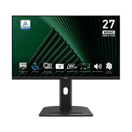 MSI Monitor MP275QPG 27 Pulgadas WQHD 100Hz, Panel IPS, 2560x1440, 1ms MPRT, Altavoces, Montaje VESA 100x100, Negro