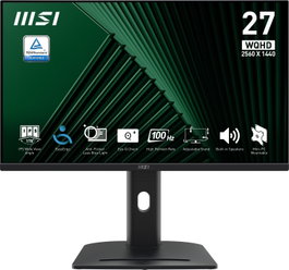 MSI Monitor Pro MP275QPG 27" 2560x1440 1ms MPRT 100Hz DP HDMI VESA 100x100mm
