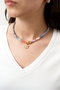 Heliophilia Silver ELKGC68315 Collar de Cuerpo de Metal Lacado, Resistente al Deslustre