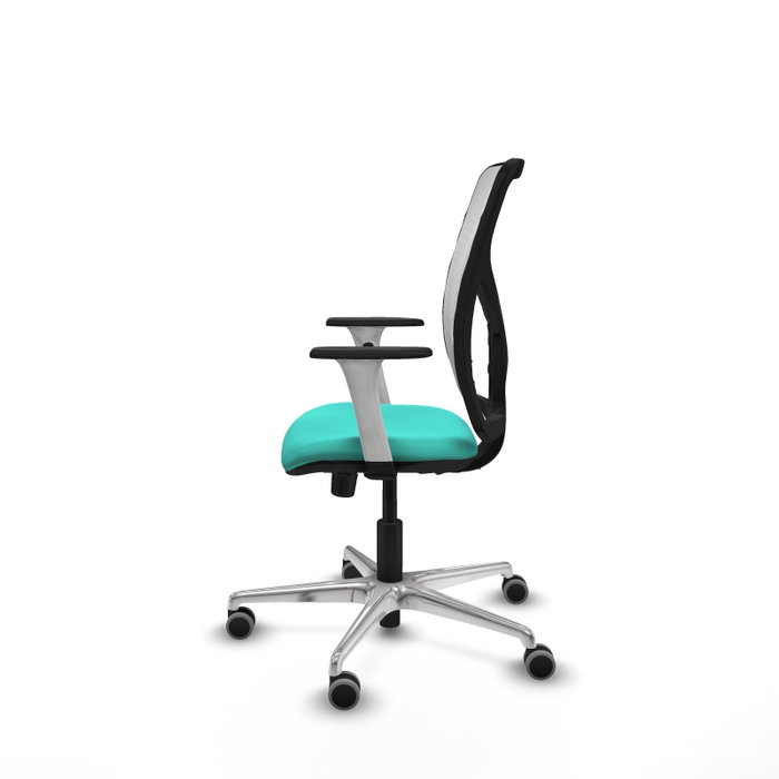 PIQUERAS Y CRESPO Silla de oficina Motilla con mecanismo Sincro, Turquesa y Blanco PIQUERAS Y CRESPO Silla de oficina Motilla con mecanismo Sincro, Turquesa y Blanco