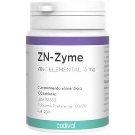 CODIVAL ZN-ZYME 15mg 100 comprimidos