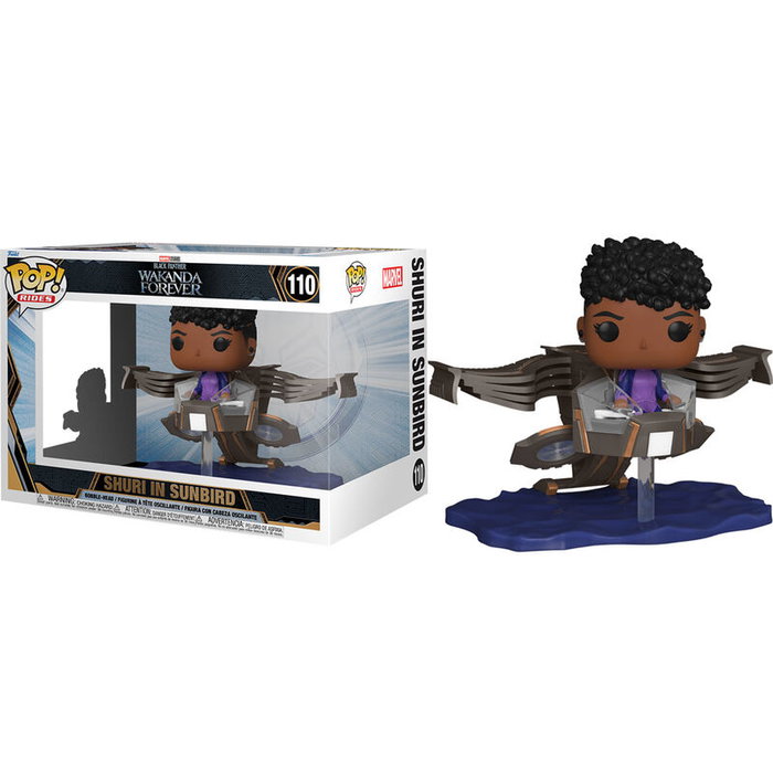 Funko POP Black Panther Wakanda Forever Shuri in Sunbird Funko POP Black Panther Wakanda Forever Shuri in Sunbird