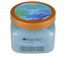 Tree Hut Exfoliante Corporal de Azúcar Resplandor del Océano con Microalgas, Ácido Hialurónico y Manteca de Karité para Piel Hidratada - 510 g