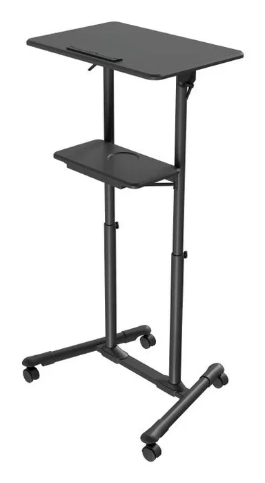 GEMBIRD TVS-DESK-01-BK Escritorio de Pie Móvil Negro
