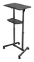 GEMBIRD TVS-DESK-01-BK Escritorio de Pie Móvil Negro
