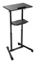 GEMBIRD TVS-DESK-01-BK Escritorio de Pie Móvil Negro