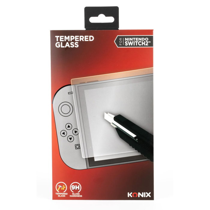 Konix Protector de pantalla de vidrio templado para Nintendo Switch 2 Konix Protector de pantalla de vidrio templado para Nintendo Switch 2