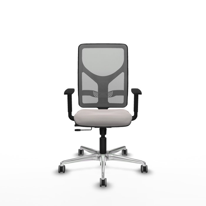 PIQUERAS Y CRESPO Silla de oficina Motilla con mecanismo Sincro/Traslack Blanco y Gris PIQUERAS Y CRESPO Silla de oficina Motilla con mecanismo Sincro/Traslack Blanco y Gris