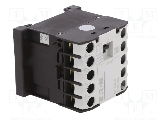 EATON ELECTRIC Contactor DILEM 3-polar 24V DC 8,8A