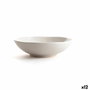 Bidasoa Plato Hondo Cerámico Cosmos Blanco 20,5 cm (12 Unidades) inevitable