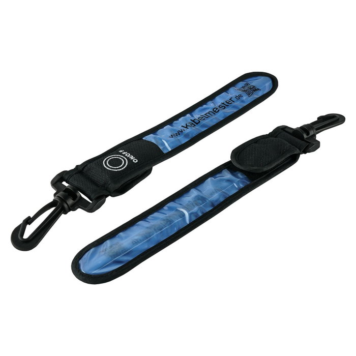 Kabelmeister Tira de luces LED con efecto parpadeante y reflejos, azul Kabelmeister Tira de luces LED con efecto parpadeante y reflejos, azul