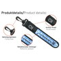 Kabelmeister Tira de luces LED con efecto parpadeante y reflejos, azul