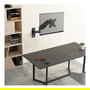 VALUE 17.99.1191 Soporte de Monitor Brazo para Pared, Negro, 5 Articulaciones, para Pantallas 17-32 Pulgadas, Soporte hasta 8 kg, VESA 75x75/100x100 mm