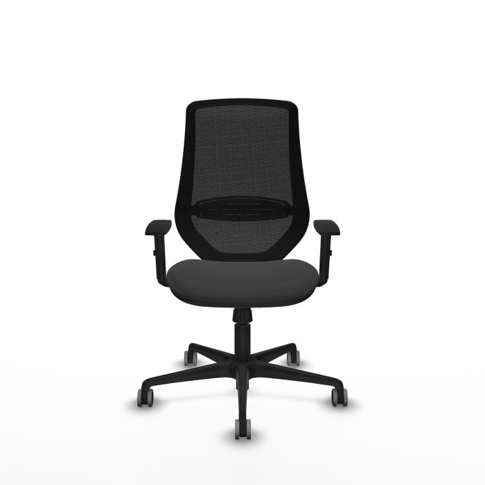 PIQUERAS Y CRESPO Silla de oficina Mardos con mecanismo Sincro, Gris oscuro y Negro PIQUERAS Y CRESPO Silla de oficina Mardos con mecanismo Sincro, Gris oscuro y Negro