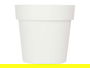 Maceta Ibergarden Plástico Blanca 18 cm Diámetro x 17 cm Alto Capacidad 2.5 Litros (Set de 12)