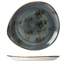 STEELITE Plato Llano Freestyle de 30.5 cm de la Colección Craft Azul para Vajilla - Apto Lavavajillas y Microondas (Set de 12)