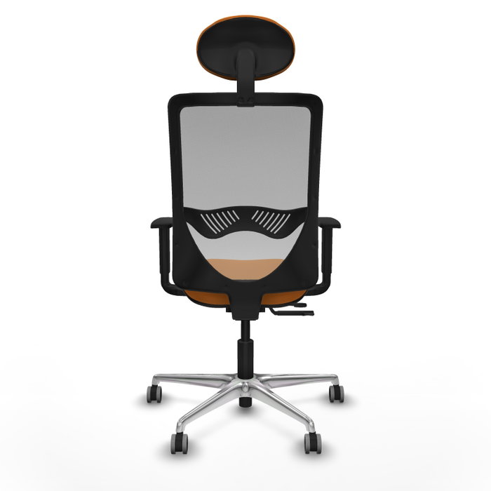 PIQUERAS Y CRESPO Silla de oficina Zulema Naranja y Gris PIQUERAS Y CRESPO Silla de oficina Zulema Naranja y Gris