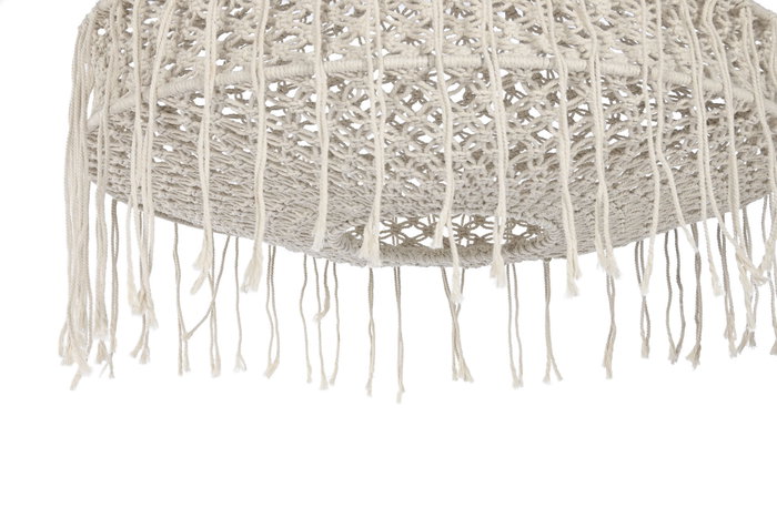 DKD Home Decor Pantalla Macrame 63x63x70 Natural