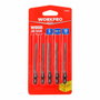 Workpro Juego de 5 hojas de sierra de calar 83 mm x 18 TPI para madera