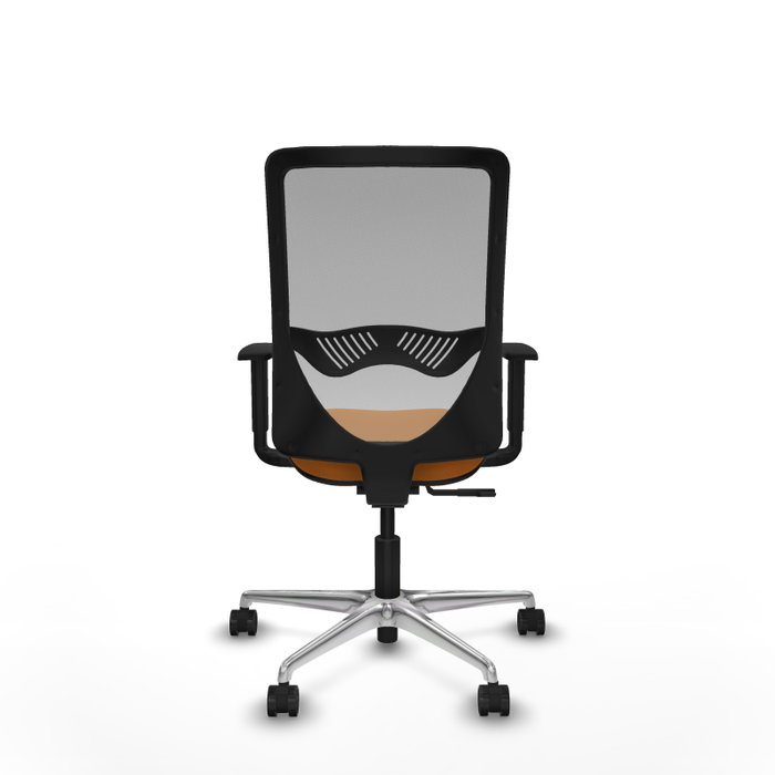 PIQUERAS Y CRESPO Silla de oficina Zulema con mecanismo Sincro, Naranja y Gris PIQUERAS Y CRESPO Silla de oficina Zulema con mecanismo Sincro, Naranja y Gris