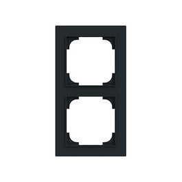 BUSCH-JAEGER 1722-45M Abdeckrahmen 2-fach Negro