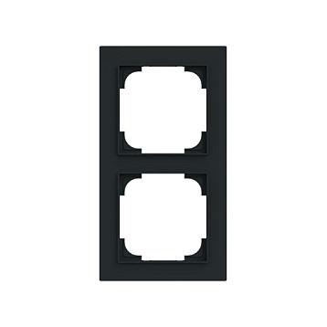 BUSCH-JAEGER 1722-45M Abdeckrahmen 2-fach Negro BUSCH-JAEGER 1722-45M Abdeckrahmen 2-fach Negro
