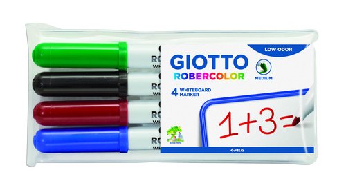 Rotulador Giotto Robercolor Pizarra P.Media Blister De 4 Rotulador Giotto Robercolor Pizarra P.Media Blister De 4
