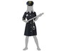 COSPLAY Disfraz Policía Niña Infantil Azul Marino 3-4 Años - Conjunto 3 Piezas Vestido Cinturón Gorro para Fiesta o Carnaval