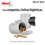 Dispensador de Bolsas para Mascotas Flexi Multibox Gris Plástico Snacks