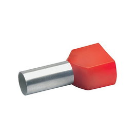 Klauke 8718 Terminal de conexión de pin, 2 mm², Rojo