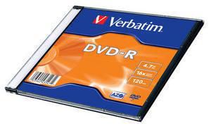 Verbatim DVD-R Matt Silver, 16x Disco Grabable Verbatim DVD-R Matt Silver, 16x Disco Grabable