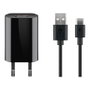 Goobay USB-C Ladeset 5W Negro con Cable de 1 Metro (USB-A a USB-C) inevitable