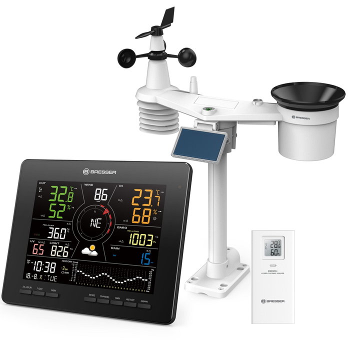 Bresser Wetter Center 7-in-1 4cast MD Funk WiFi Bresser Wetter Center 7-in-1 4cast MD Funk WiFi