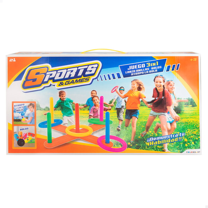 SPORTS-JUEGO 3 EN 1 LANZA ANIL SPORTS-JUEGO 3 EN 1 LANZA ANIL