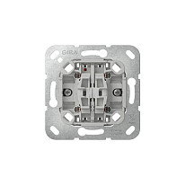 GIRA 315800 Interruptor oscilante Cromo, Gris