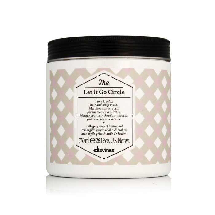 Davines The Let It Go Circle Mascarilla crema de tratamiento capilar 750 ml Davines The Let It Go Circle Mascarilla crema de tratamiento capilar 750 ml