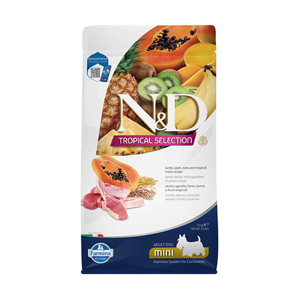 Farmina N&D Tropical Selection Mini Cordero 1,5kg