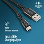 NGS Cable USB-A a USB-C KNOT-AC 1 m Negro
