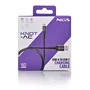 Ngs Cable de carga rápida USB-A a USB-C, 1 metro, USB 2.0, carga PD hasta 100W, ref. KNOT-AC - Negro