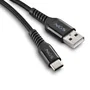 Ngs Cable de carga rápida USB-A a USB-C, 1 metro, USB 2.0, carga PD hasta 100W, ref. KNOT-AC - Negro