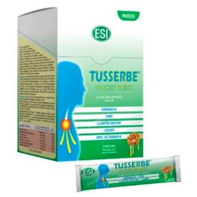 TREPATDIET-ESI Tusserbe Pocket Drink 16Sbrs. Jarabe natural para la tos seca y productiva con miel de Manuka y própolis TREPATDIET-ESI Tusserbe Pocket Drink 16Sbrs. Jarabe natural para la tos seca y productiva con miel de Manuka y própolis