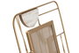 DKD Home Decor Marco de Foto 10x15 Moderno Dorado Metal MDF 2 x 23 x 18 cm (4 Unidades)