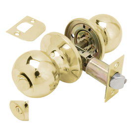 Wolfpack Linea Profesional Pomo de Puerta con Condena Latonado para Baños