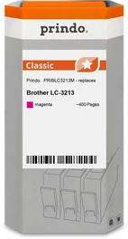 Prindo Classic XL Cartucho de Tinta Magenta compatible con Brother LC3213M