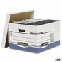 Fellowes Contenedor de Archivos Folio Azul-Blanco
