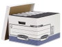 Fellowes Contenedor de Archivos Folio Azul-Blanco